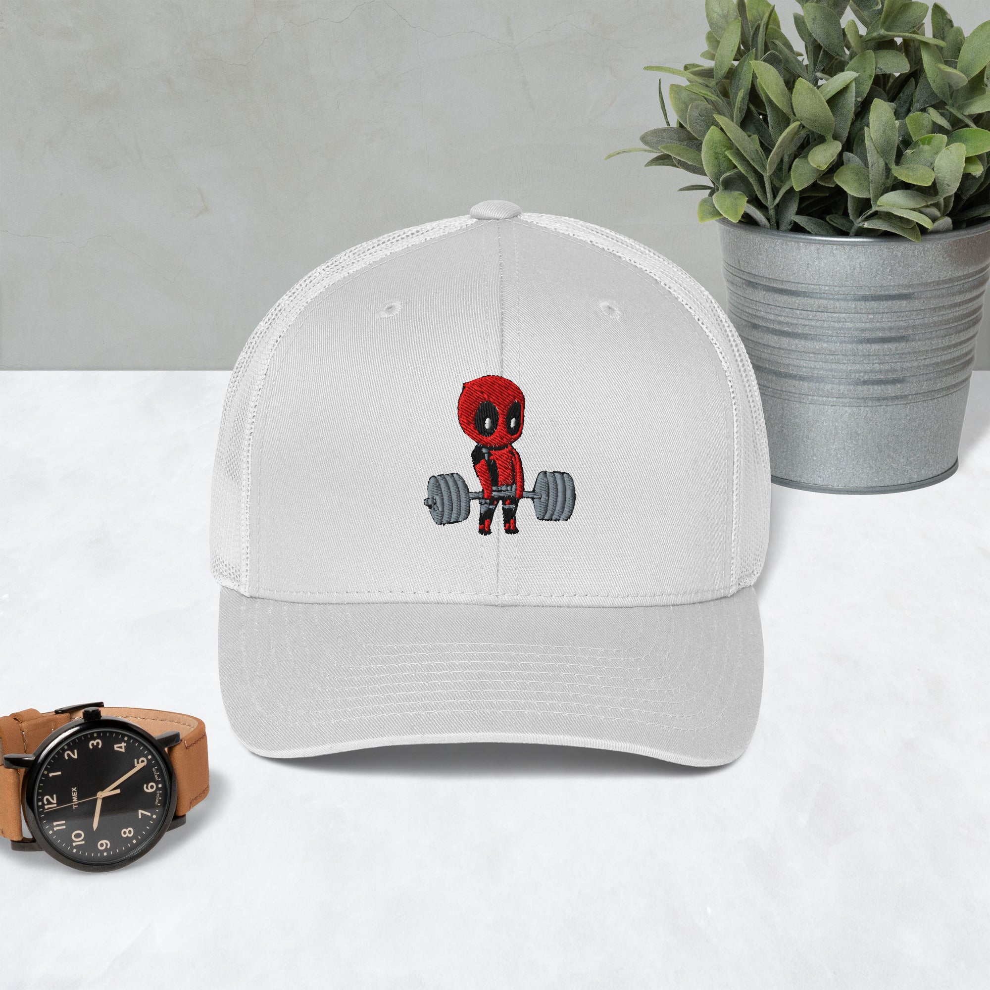 Deadpool Deadlift Trucker Hat
